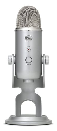 Blue - Microphone Yeti Silver - picture