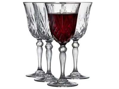 Lyngby Glas - Crystal Melodia Red Wine Glass - 27 cl - Set of 4_0