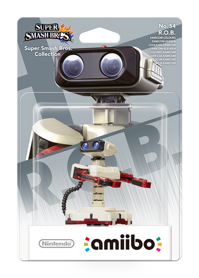 Nintendo Amiibo Figurine R.O.B. Famicom Colours (Super Smash Bros. Collection)_0