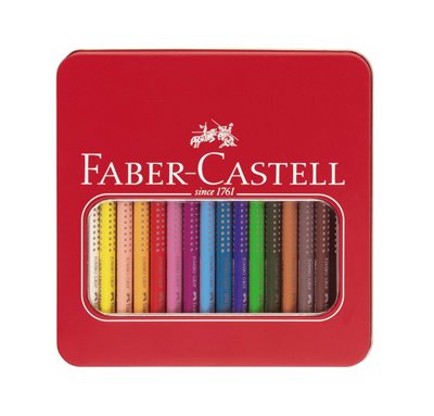 Faber-Castell - Jumbo Grip Colour Pencils Tin - 16 pc (110916)_0
