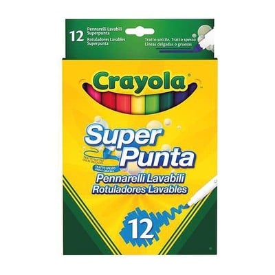 Sæt med Fiberpenne Washable Crayola_0