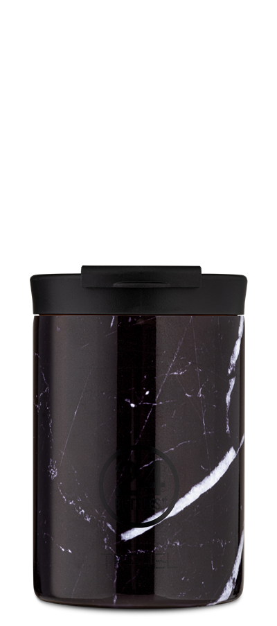 24 Bottles - Travel Tumbler 0,35 L - Black Marble (24B610)_0