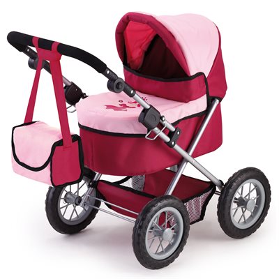 Bayer - Dolls Pram - Trendy - Red/Pink (13014AA)_0