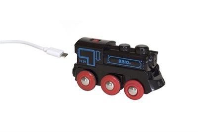 BRIO - Genopladeligt lokomotiv med mini USB-kabel (33599) - picture
