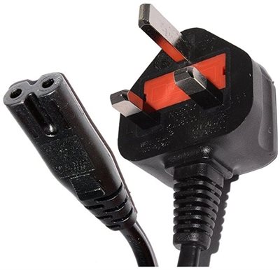 UK Power Cable (Fig 8) for PS2 and PS3 SLIM - picture