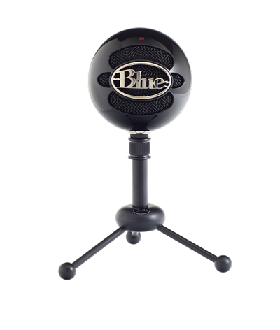 Blue - Microphone Snowball Gloss Black - picture