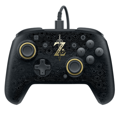 Switch Breath of Wild Faceoff Deluxe Wired Pro Controller_0
