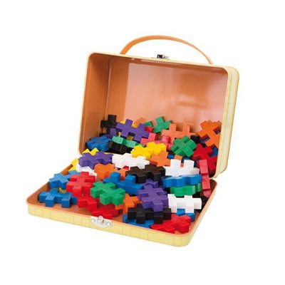 Plus-Plus - BIG Suitcase - Metal Basic Yellow (3274)_0