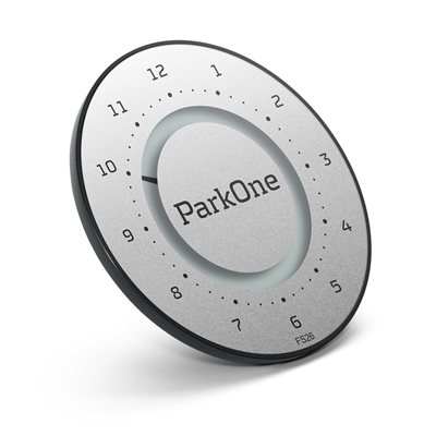 ParkOne 2 - Titanium Silver Electronic Parking Disc_0