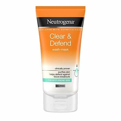 Neutrogena Clear & Defend 2i1 Wash Mask 150 ml _0