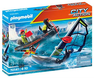 Playmobil Skibsredning: Polarsejler-redning med gummibåd (70141) - picture