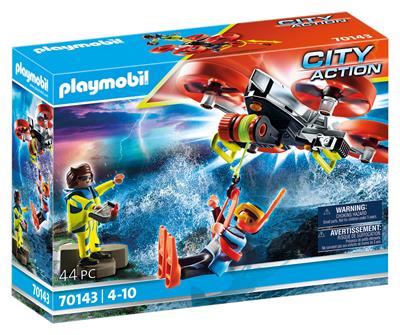 Playmobil Skibsredning: Dykkerbjergning med redningsdrone (70143)_0