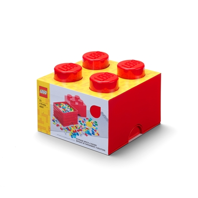 LEGO Opbevaringsklods 4 - Rød |