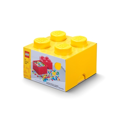 <div>LEGO Opbevaringsklods 4 - Gul</div> - picture