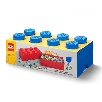 <div>LEGO Opbevaringsklods 8 - Blå</div>_0