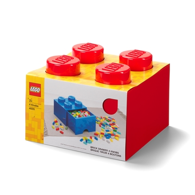 <div>LEGO förvaringslåda 4 - röd</div> - picture