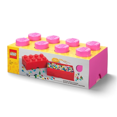 <div>LEGO Opbevaringsklods 8 - Pink</div>_0