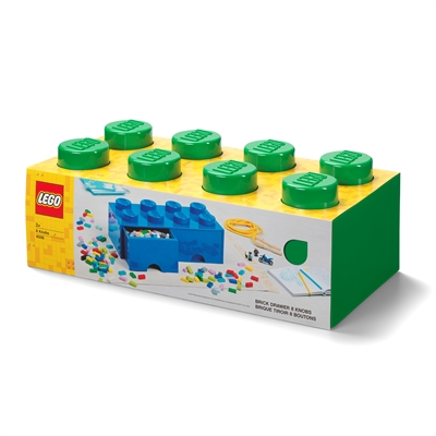 <div>LEGO Opbevaringsskuffe 8 - Grøn</div>_0