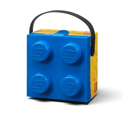 LEGO madkasse med hÃ¥ndtag BlÃ¥ - picture