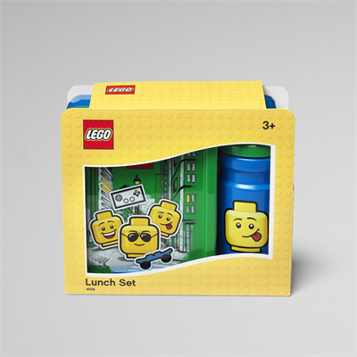 <div>LEGO Madkasse + Drikkedunk - Ikonisk dreng</div> - picture