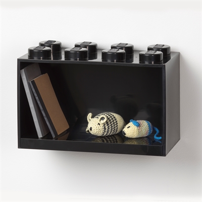 <div>LEGO Klods hylde 8 - Sort</div> - picture