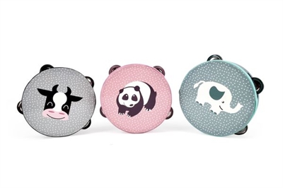 Magni Tamburin med dyremotiver, 3 designs_0