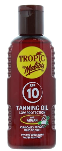 Tropic By Malibu 100ml SPF 10 Tanning Oil_0