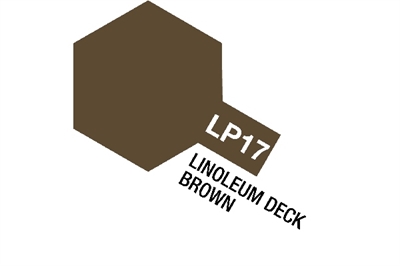 Tamiya Lacquer Paint LP-17 Linoleum Deck Brown_0