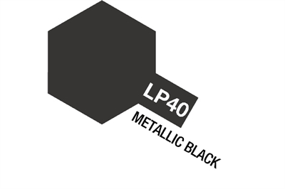Tamiya Lacquer Paint LP-40 Metallic Black_0