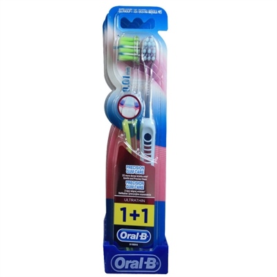 Oral B Toothbrush 1+1' Precision And Care Of The Gums Extra Soft_0