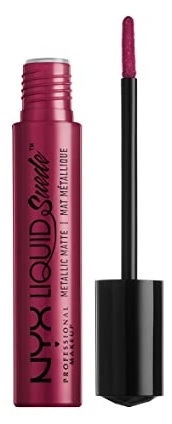 NYX Liquid Suede Metallic Matte Creme Lipstick Pure Soceity 4ml_0