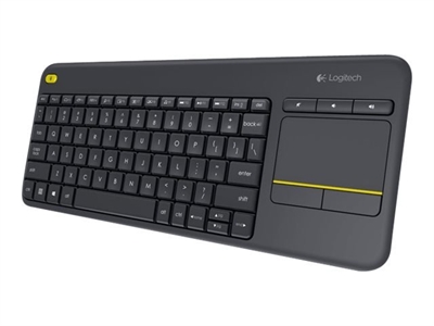 ​Logitech Wireless Touch Keyboard K400 Plus Black (Nordic)​_0