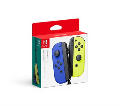 Nintendo Switch Joy-Con Controller Pair - Blue (L) & Neon Yellow (R) - picture