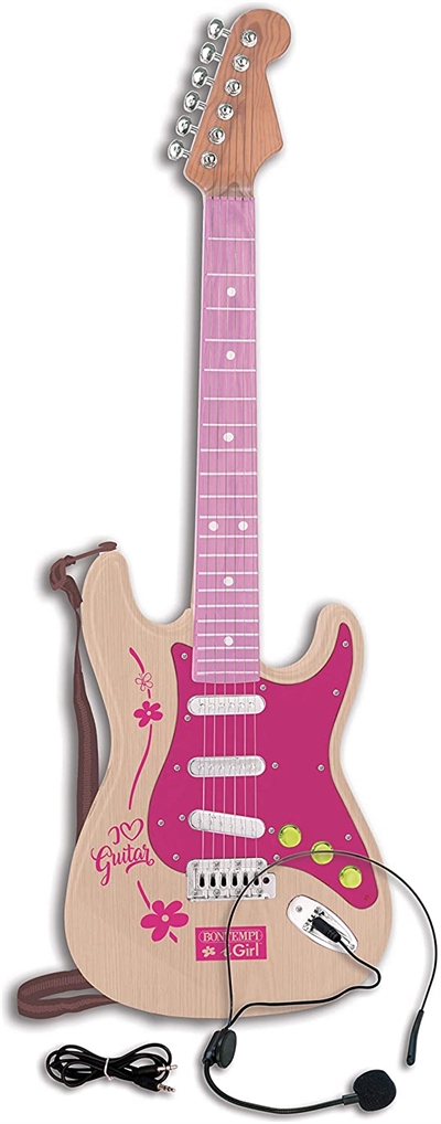 Bontempi - Pink electronic rock guitar (241371)_0