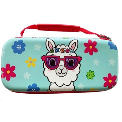 Switch Lite Llama Case Cyan_0