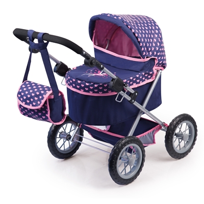 Bayer - Dolls Pram - Trendy - Navy (13052AA)_0