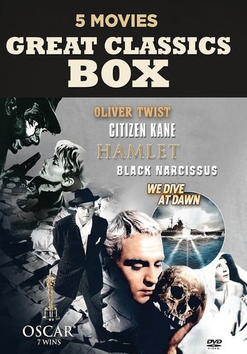 Classic Box (Black Narcissus, Citizen Kane, Hamlet, Oliwer Twist, We dive at dawn) - picture