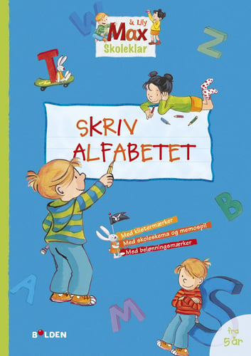 Max skoleklar: Skriv alfabetet_1