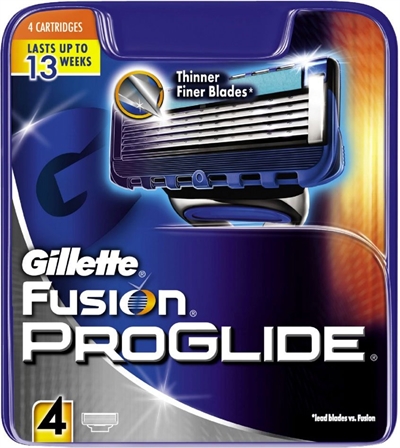 Gillette - Fusion Proglide Blades 4 Pack_0