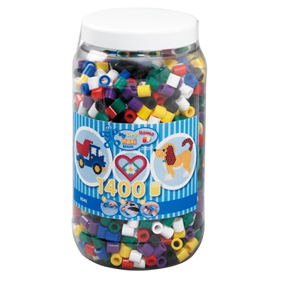 Hama - Maxi Beads - Beads in bucket - 1400pcs (8540)_0