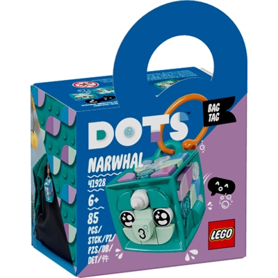 LEGO DOTS Taskevedhæng – narhval (41928) - picture