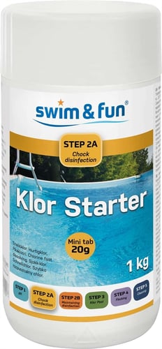 Swim&Fun Klor Starter 20 g Tabs 1 kg_0