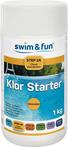 Swim&Fun Klor Starter hurtigklor granulat 1 kg - picture
