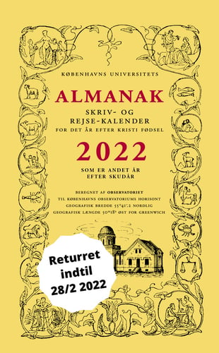 Universitetets Almanak Skriv- og Rejsekalender 2022_0