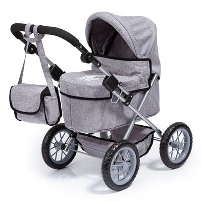 Bayer - Dolls Pram Trendy - Grey (13010AA)_0