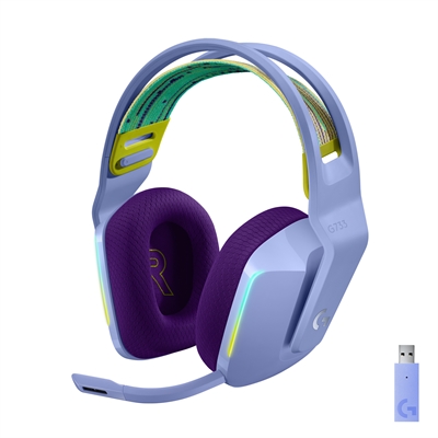 Logitech - G733 LIGHTSPEED Headset - LILAC - 2.4GHZ_0