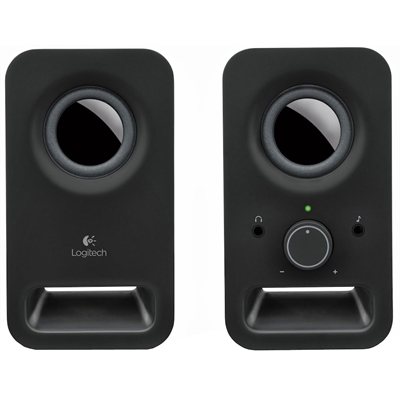 Logitech - Z150 Stereo Speakers - Midnight Black_0