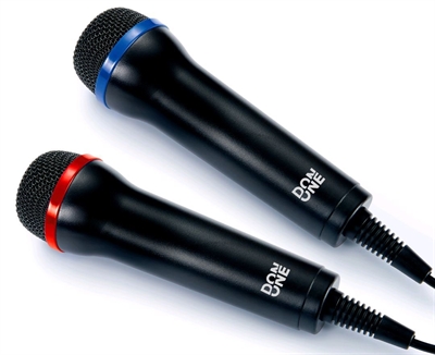 DON ONE - GMIC200 DUAL  USB Mikrofon sæt karaoke  (PS5/PS4/PS3/Xbox One/Xbox 360/PC/DVD) - picture