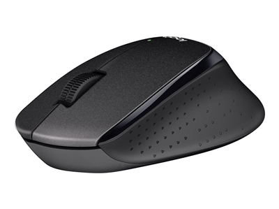 Logitech - M330 Mouse USB Optical Black Wireless_0
