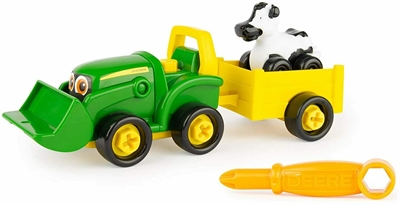 John Deere - Build a Buddy Bonnie - Traktor med ladvogn(15-47209) - picture